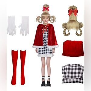 Cindy Lou Who Halloween Costume Christmas Costume Adult Small Cindy Wig